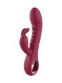 Вибратор кролик рельефный Dream Toys Glam Rabbit Vibe, красный