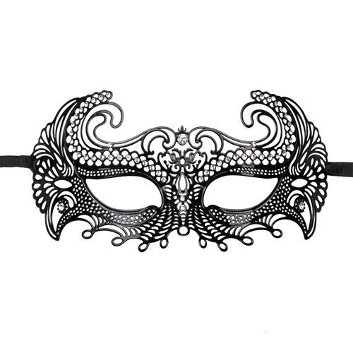 Маска металлическая черная Easytoys Venetiaans Masker
