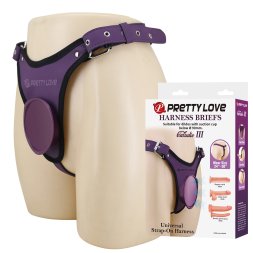 Универсальная система для страпона Pretty Love - Caldric III Purple Universal Harness Briefs, BW-022107-2