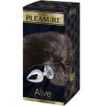 Лисий хвост-пробка Alive Anal Pleasure черно-белый, М