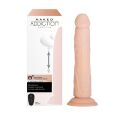 Фаллоимитатор с ротацией и пульсацией Naked ADDICTION 8″ Rotating &amp; Thrusting Dong - Vanilla
