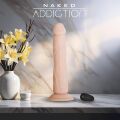 Фаллоимитатор с ротацией и пульсацией Naked ADDICTION 8″ Rotating &amp; Thrusting Dong - Vanilla