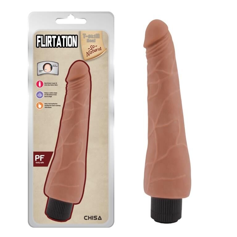 Вібратор - T-skin ReaL Flirtation Latin