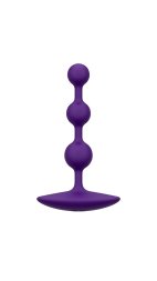 Анальне намисто Romp Amp Dark Purple, силікон, макс. діаметр 2,6 см