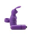 Вібромасажер у вигляді кролика на палець Chisa Mis Sweet Sweeiie Rabbit, фіолетовий