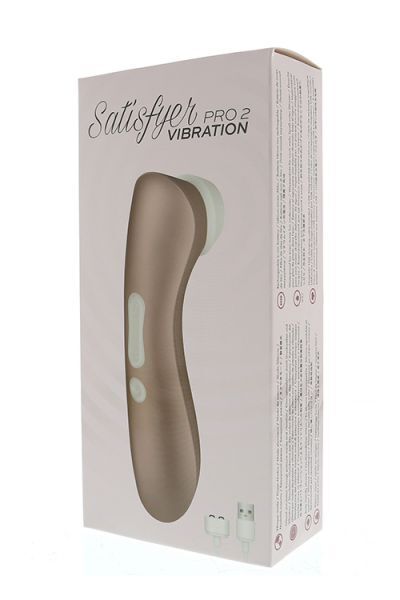 Вакуумный клиторальный стимулятор SATISFYER PRO 2 VIBRATION