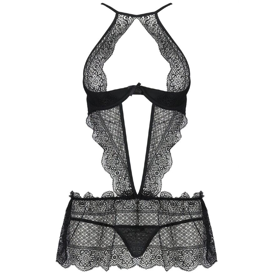 Сорочка YONA CHEMISE black S/M - Passion