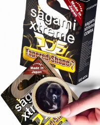 Презервативы латексные Sagami Xtreme Tapered Shape Cobra упаковка 3 шт