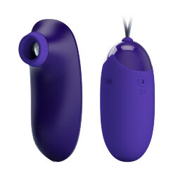 Комплект из виброяйца и вакуумного стимулятора Pretty Love - ORTHUS Youth Multifunctional 2 in 1, BI-014901WL