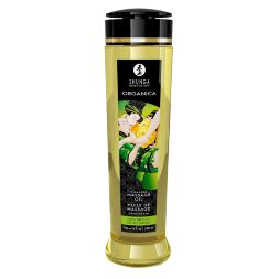 Органічна масажна олія Shunga ORGANICA - Exotic green tea (240 мл) з вітаміном Е
