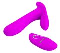 Вибробабочка с стимулятором клитора PRETTY LOVE - Remote Control Massager, BI-014850W