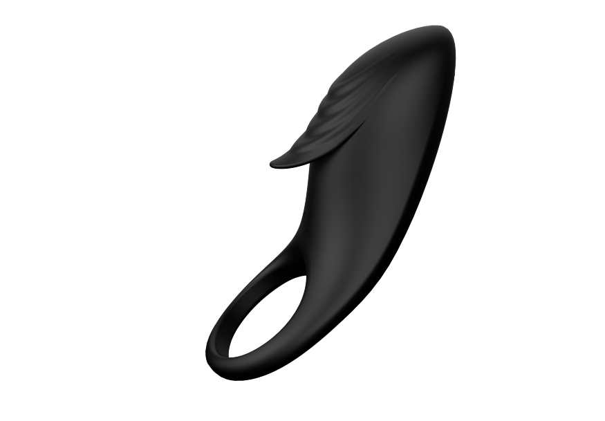 Эрекционное виброкольцо с пультом управления RINGS OF LOVE REMOTE COCKRING BLACK