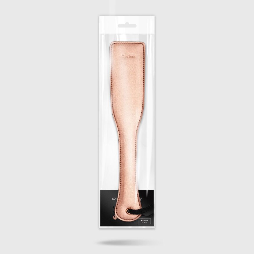 Паддл Liebe Seele Rose Gold Memory Paddle, обтянут натуральной кожей, розовое золото