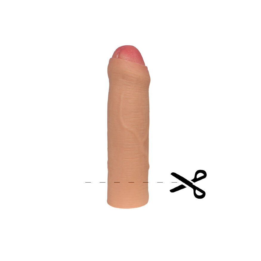 Насадка на член - Revolutionary Silicone Nature Extender Add 1" Flesh