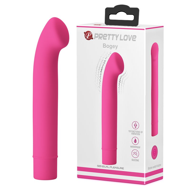 Водонепроницаемый вибратор розового цвета Pretty Love Bogey Vibrator Pink