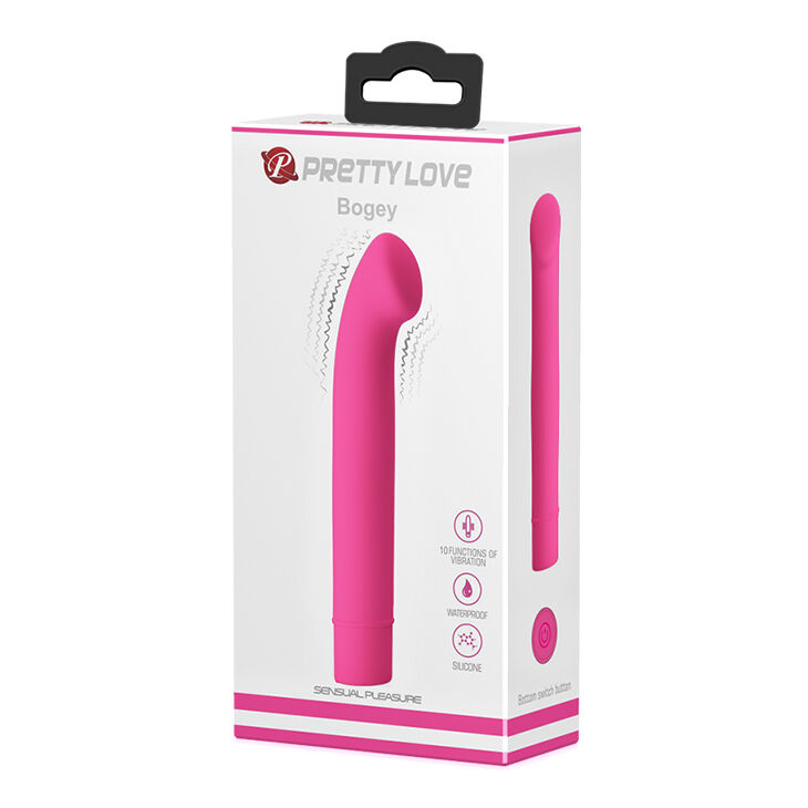 Водонепроницаемый вибратор розового цвета Pretty Love Bogey Vibrator Pink
