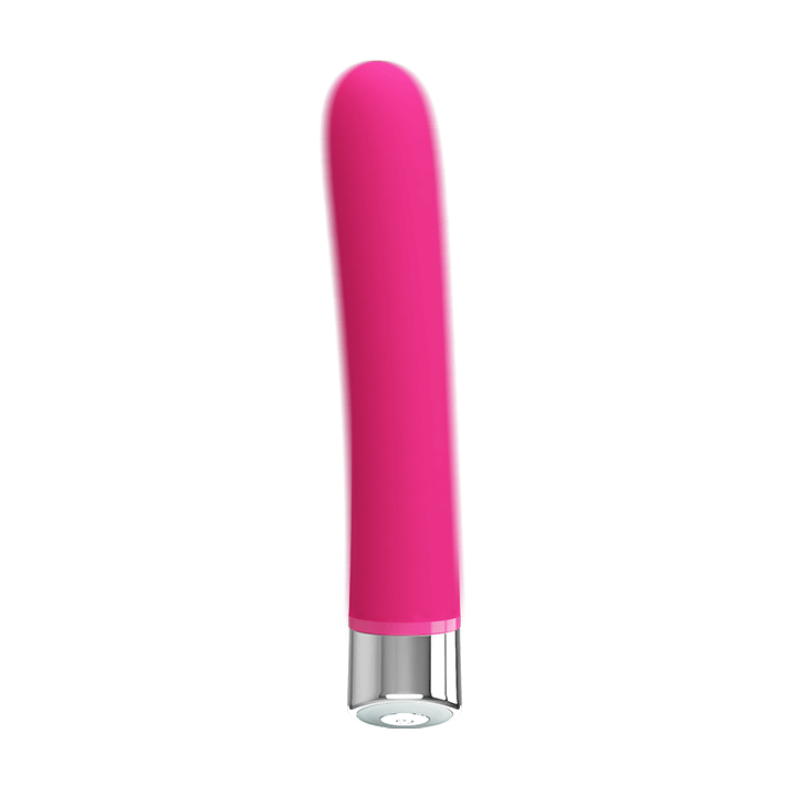 Стильный розовый вибратор с совершенно гладкой поверхностью Pretty Love Randolph Vibrator Pink