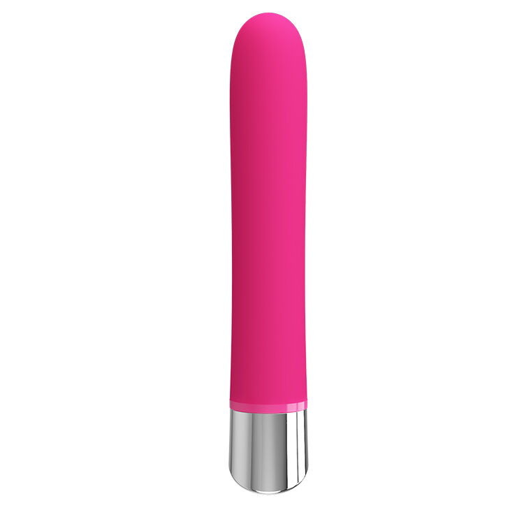 Стильный розовый вибратор с совершенно гладкой поверхностью Pretty Love Randolph Vibrator Pink