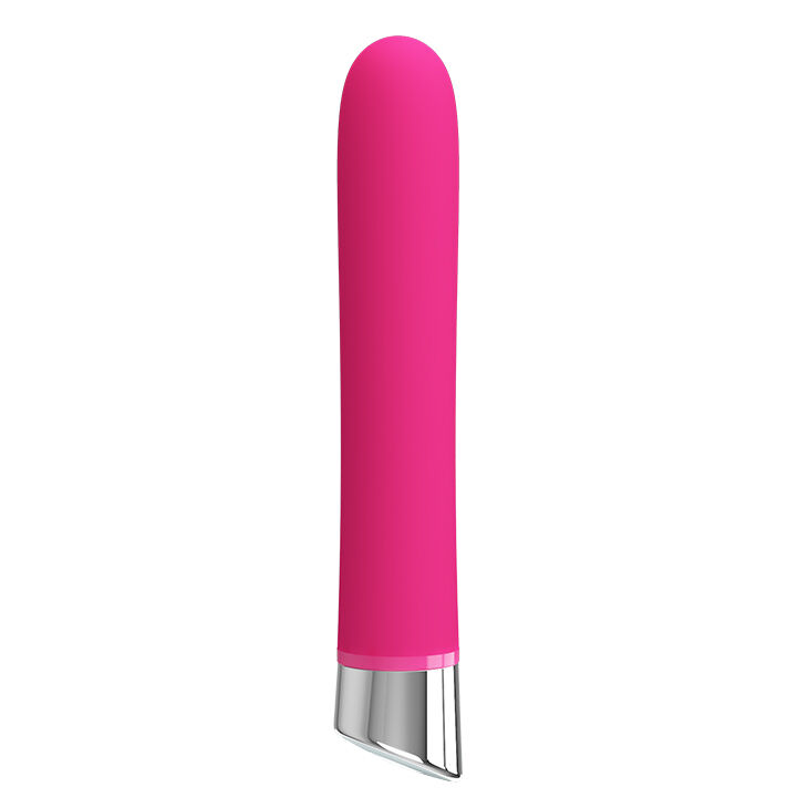 Стильный розовый вибратор с совершенно гладкой поверхностью Pretty Love Randolph Vibrator Pink