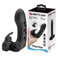Насадка на палец - Pretty Love Vance Honey Finger Vibrator Black