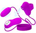 Вакуумный стимулятор с виброяйцом PRETTY LOVE - SUCTION &amp; VIBRO-BULLETS, BI-014925