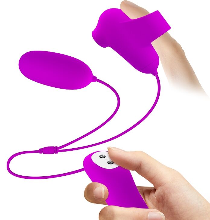 Вакуумный стимулятор с виброяйцом PRETTY LOVE - SUCTION &amp; VIBRO-BULLETS, BI-014925