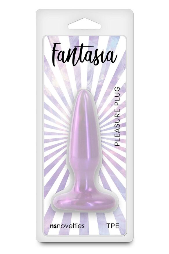 Анальная пробка NS Novelties Fantasia фиолетовая, 8.4 см