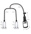 Вакуумная помпа для груди и сосков Men Powerup Passion Pump
