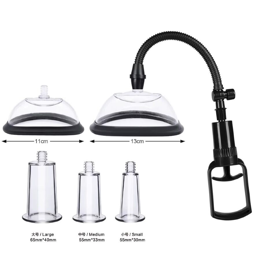 Вакуумная помпа для груди и сосков Men Powerup Passion Pump