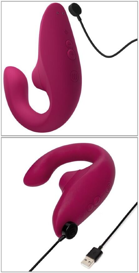 Вакуумный клиторальный стимулятор Womanizer Blend Vibrant Pink