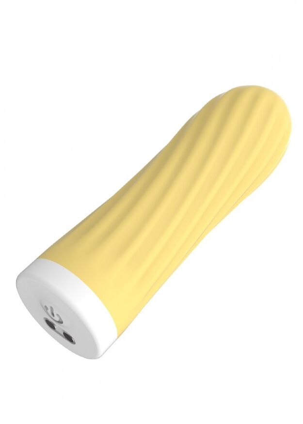 Вибропуля Rechargeable Silicone-Yellow