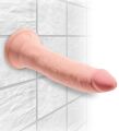 Фаллоимитатор реалистичный на присоске King Cock, бежевый