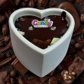 Массажная свеча с ароматом шоколада Candy Chocolate в форме сердца, 70 мл