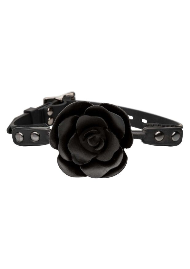 Кляп со съемной розой CalExotiс Removable Rose Gag, черный