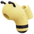 Вакуумный стимулятор с микротоками CuteVibe Beebe Yellow, на палец