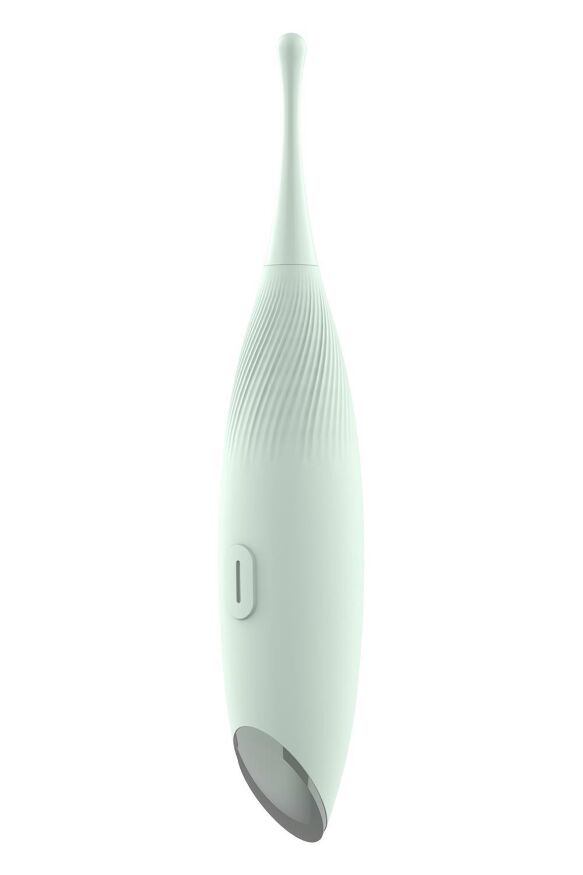 Вібратор для кліторальної стимуляції Dream Toys Glam Pin Point Stimulator, з двома насадками, м'ятний