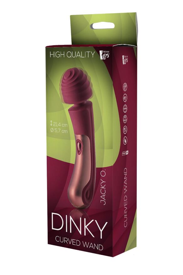 Вибратор микрофон Dream Toys DINKY CURVED WAND JACKY 0