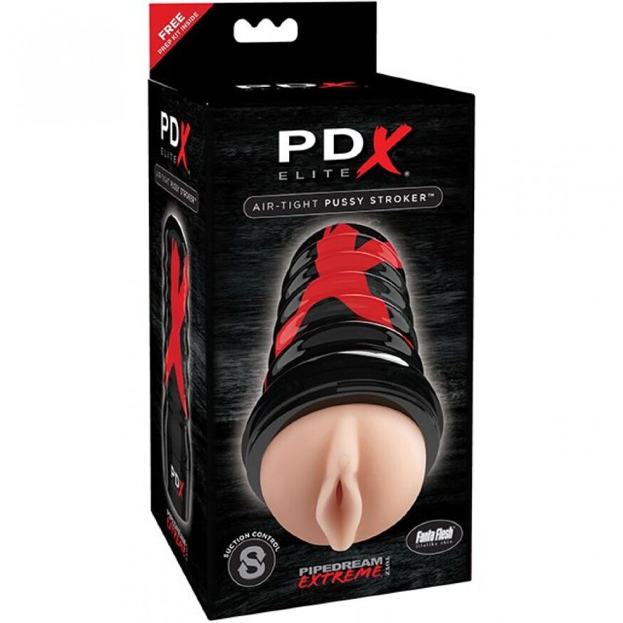 Мастурбатор вагина в колбе Pipedream PDX Elite Air Tight Pussy Stroker