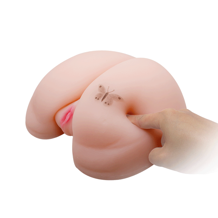 Мастурбатор вагина-анус с ротацией, подогревом и вибрацией BAILE - REALISTIC VAGINA AND ASS, BM-009038