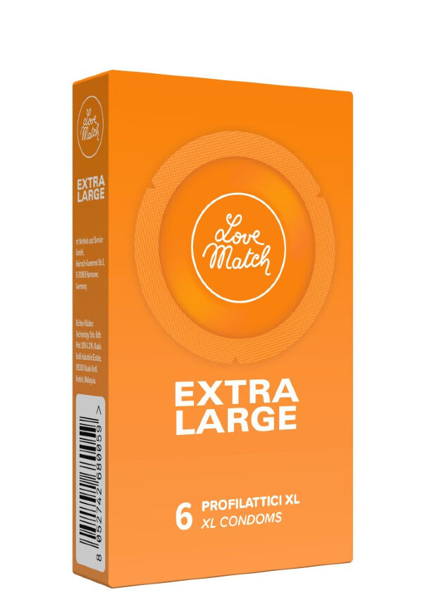 Презервативи - Extra Large, 6 шт.