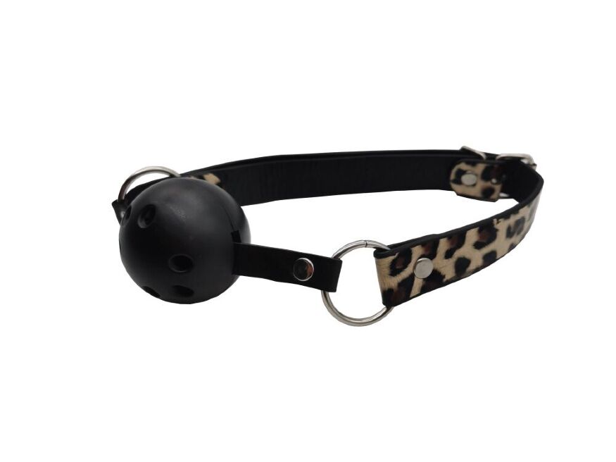 Набор MAI BDSM STARTER KIT Nº 75 Leopard: плеть, кляп, наручники, маска, ошейник , веревка, зажимы