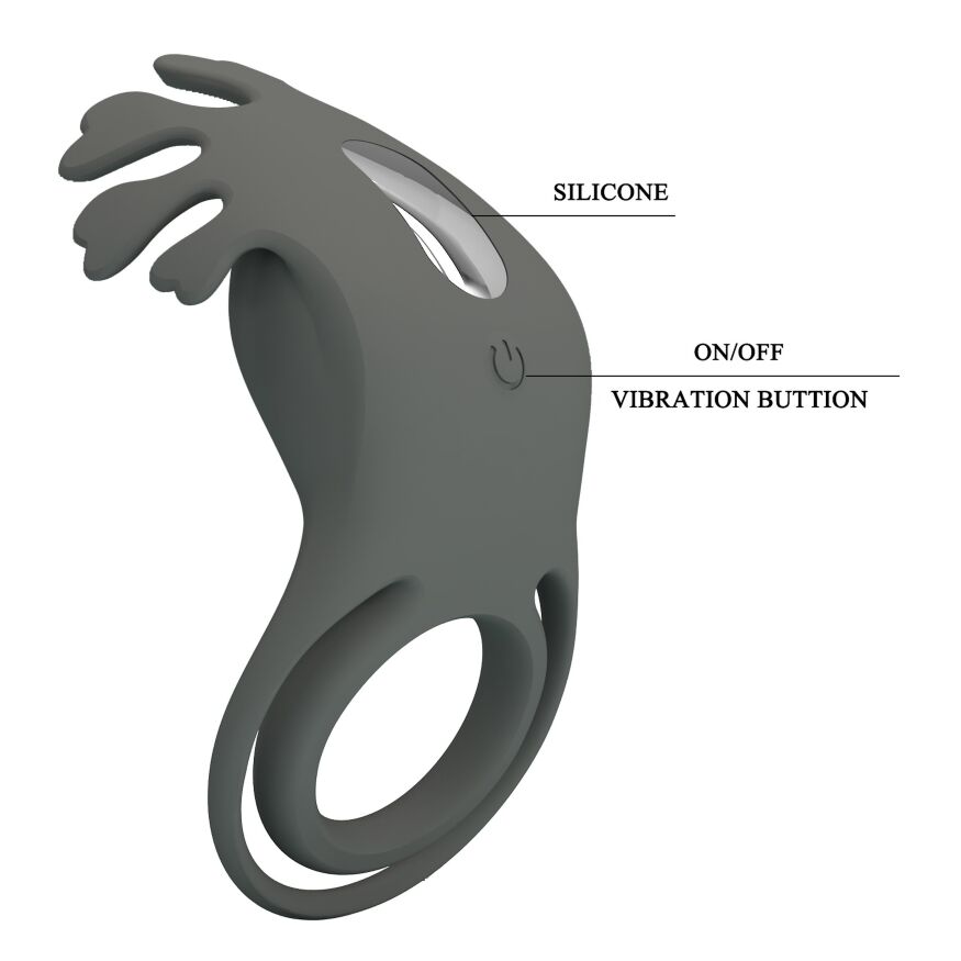 Кільце ерекційне Pretty Love - Master ring, 7 vibration functions, BI-210311-2