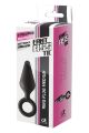Анальна пробка чорна Dreamtoys FANTASSTIC з кільцем, Medium