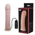 Пружний реалістичний вібратор без мошонки The Big Penis Strong Stimulation Vibrator, 26 см