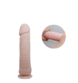 Пружний реалістичний вібратор без мошонки The Big Penis Strong Stimulation Vibrator, 26 см
