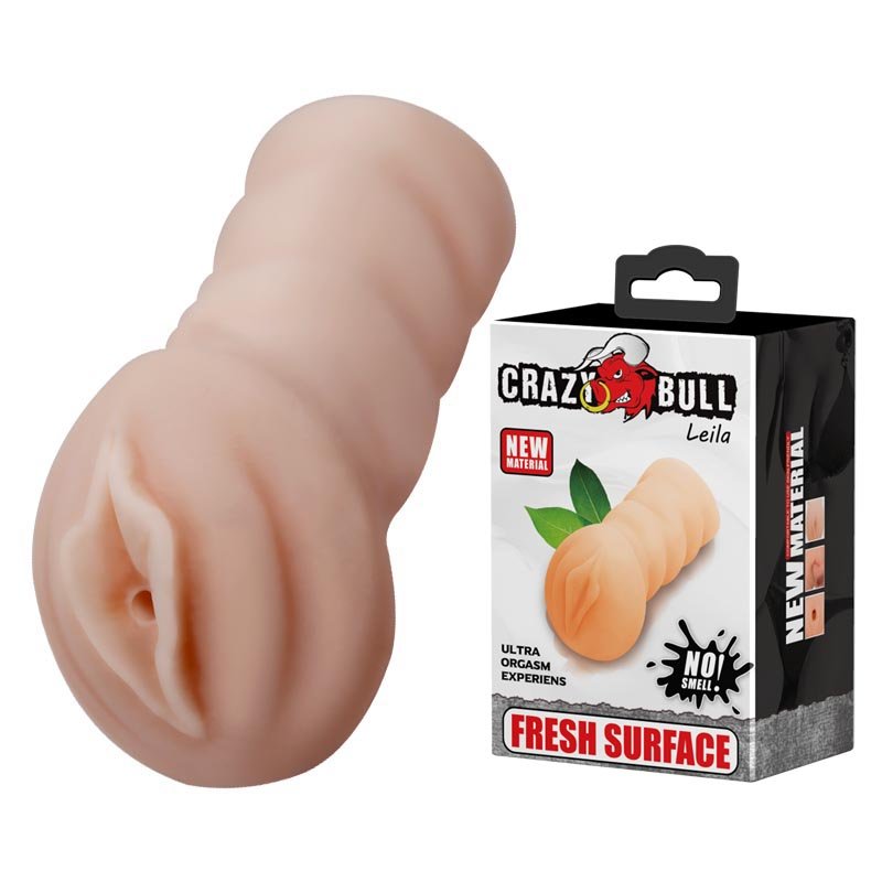 Компактний мастурбатор у вигляді вагіни Crazy Bull Leila Pocket Masturbator