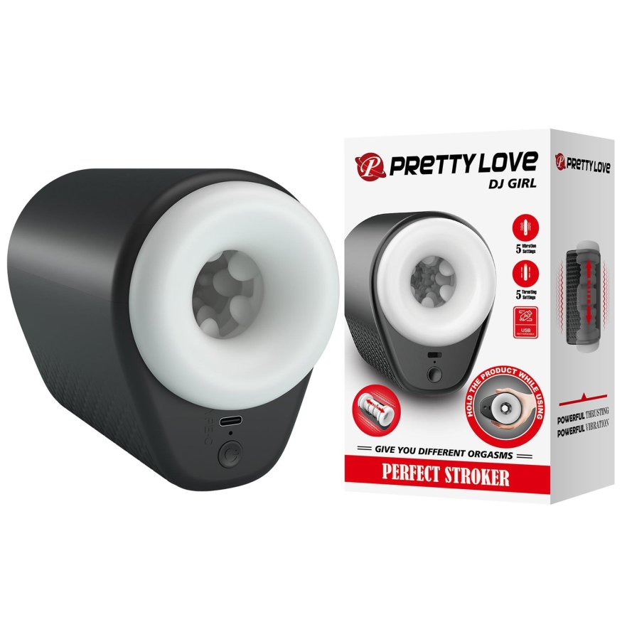 Мастурбатор - Dj Girl, 5 vibration functions 5 thrusting settings