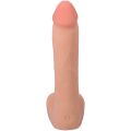 Фалоімітатор тілесний з кібершкіри Doc Johnson The Realistic Cock ULTRASKYN - 9 Inch with Balls Vanilla