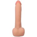 Фалоімітатор тілесний з кібершкіри Doc Johnson The Realistic Cock ULTRASKYN - 9 Inch with Balls Vanilla