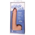 Фалоімітатор тілесний з кібершкіри Doc Johnson The Realistic Cock ULTRASKYN - 9 Inch with Balls Vanilla